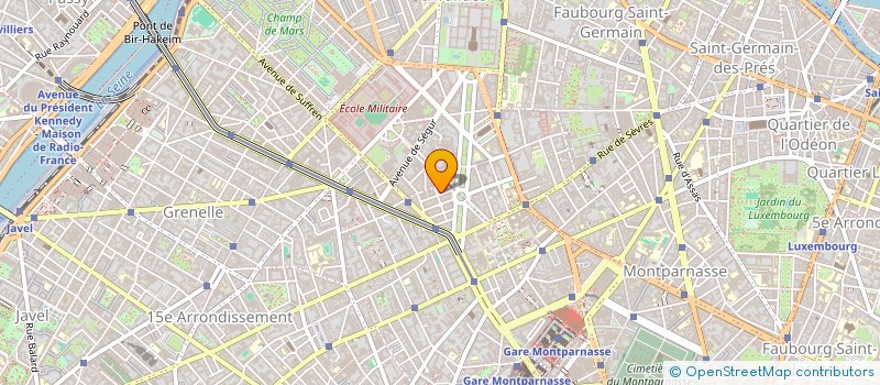 localisation de l'entreprise SYND.COPR. 6 RUE CESAR FRANCK   75015 PA  PARIS