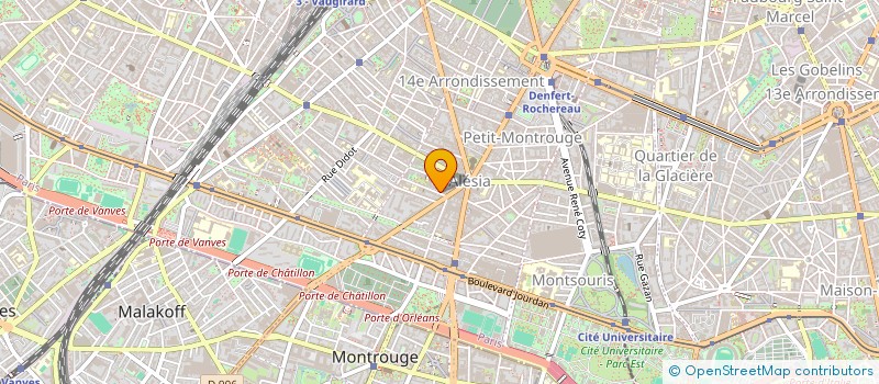 localisation de l'entreprise SYND.COPR. 6 RUE DE CHATILLON   75014 PA  PARIS