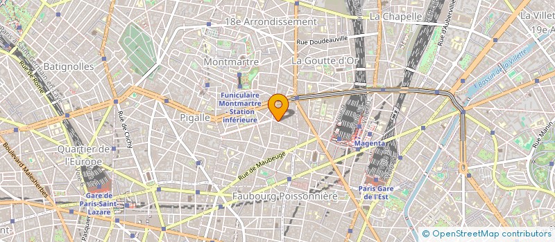 localisation de l'entreprise SYND COPR 6 RUE DE DUNKERQUE PARIS 9  PARIS