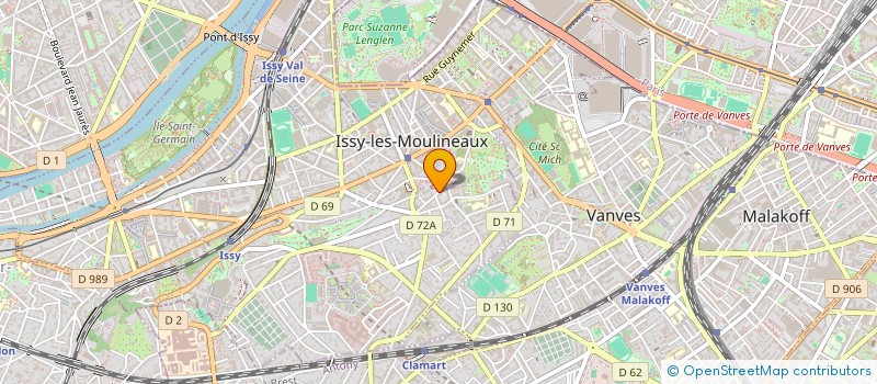 localisation de l'entreprise SYND.COPR. 6 RUE DE L ABBE GREGOIRE à ISSY-LES-MOULINEAUX