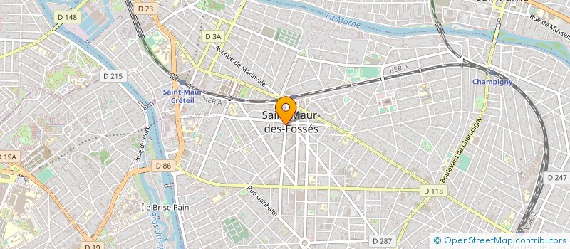 localisation de l'entreprise SYND.COPR. 6 RUE DE L ESPERANCE 94 CRETE à SAINT-MAUR-DES-FOSSES