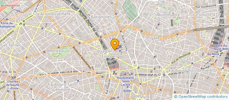 localisation de l'entreprise SYND.COPR. 6 RUE DE TURIN       75008 PA  PARIS