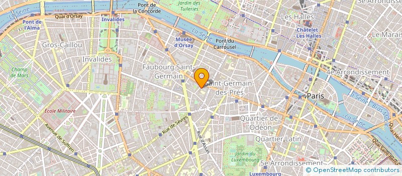 localisation de l'entreprise SYND.COPR. 6 RUE DE VERNEUIL    75007 PA  PARIS