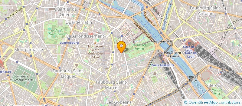 localisation de l'entreprise SYND COPR 6 RUE DES QUATRFAGES  PARIS