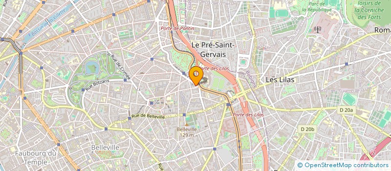 localisation de l'entreprise SYND.COPR. 6 RUE DES SOLITAIRES 75019 PA  PARIS