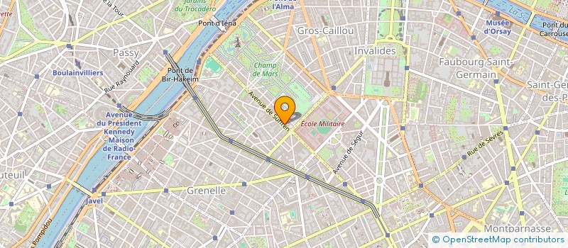 localisation de l'entreprise SYND.COPR. 6 RUE DESAIX 15EME   REP PAR  PARIS