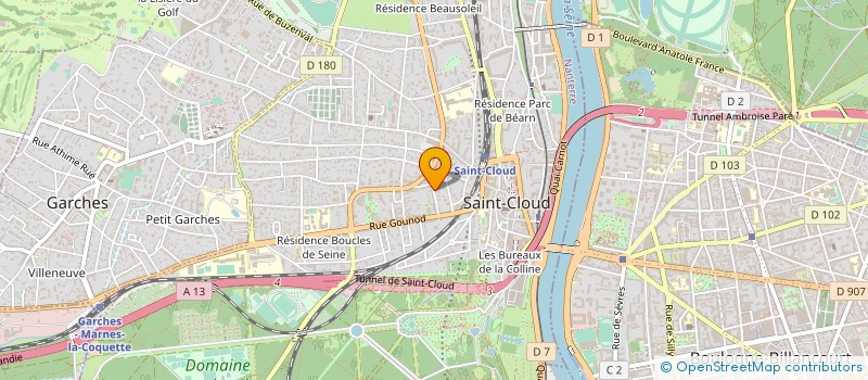 localisation de l'entreprise SYND.COPR. 6 RUE EMILE VERHAEREN 92 SAIN à SAINT-CLOUD
