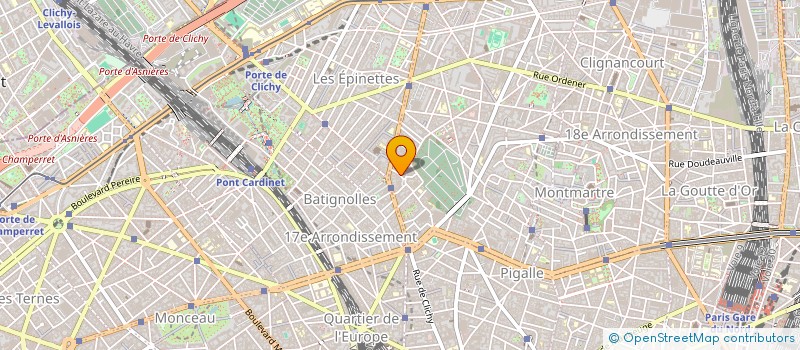localisation de l'entreprise SYND COPR 6 RUE ETIEN JODEL - PARIS 18  PARIS