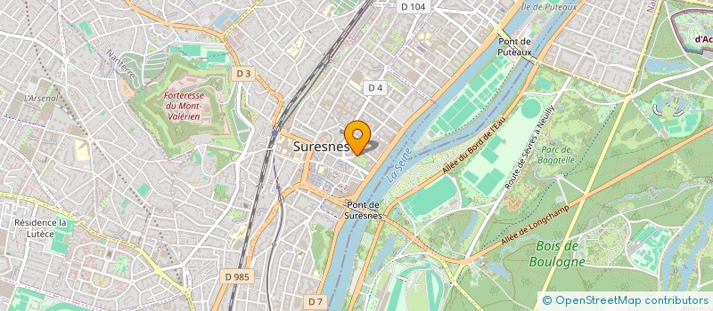 localisation de l'entreprise SYND.COPR. 6 RUE FREDERIC CLAVEL 92 SURE à SURESNES