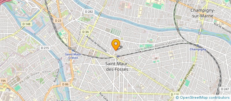 localisation de l'entreprise SYND.COPR. 6 RUE GABRIEL PERI à SAINT-MAUR-DES-FOSSES