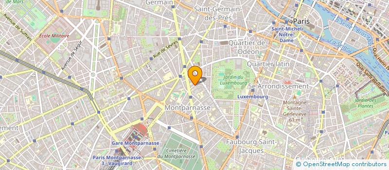 localisation de l'entreprise SYND.COPR. 6 RUE HUYMANS 75006  PARIS RE  PARIS
