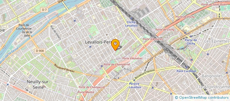 localisation de l'entreprise SYND.COPR. 6 RUE LABIE 75017 PARIS RE à LEVALLOIS-PERRET