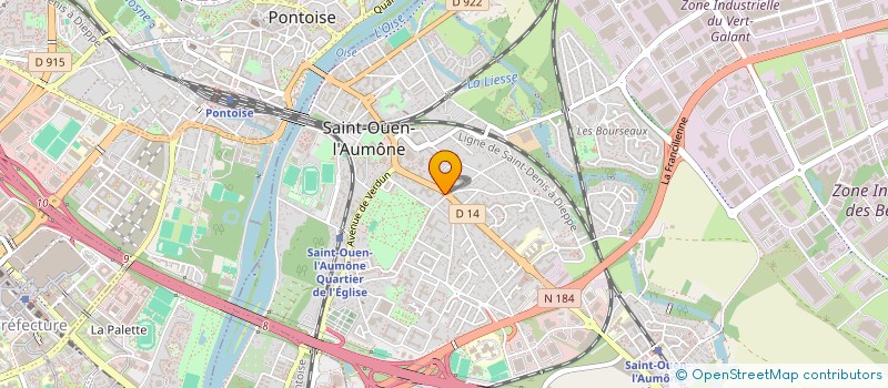 localisation de l'entreprise SYND COPR 60 AV DU GENERAL DE GAULLE  SAINT-OUEN-L'AUMONE