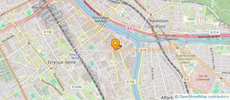 localisation de l'entreprise SYND.COPR. 60 BD COLONEL FABIEN à IVRY-SUR-SEINE