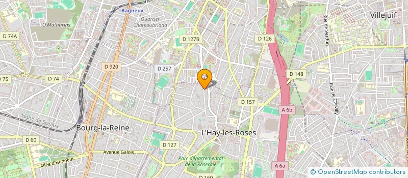localisation de l'entreprise SYND.COPR. 60 R BRONZAC 94 L HAY LES ROS à L'HAY-LES-ROSES