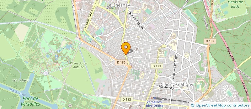 localisation de l'entreprise SYND.COPR. 60 RUE ALBERT 75013  PARIS RE à LE CHESNAY-ROCQUENCOURT