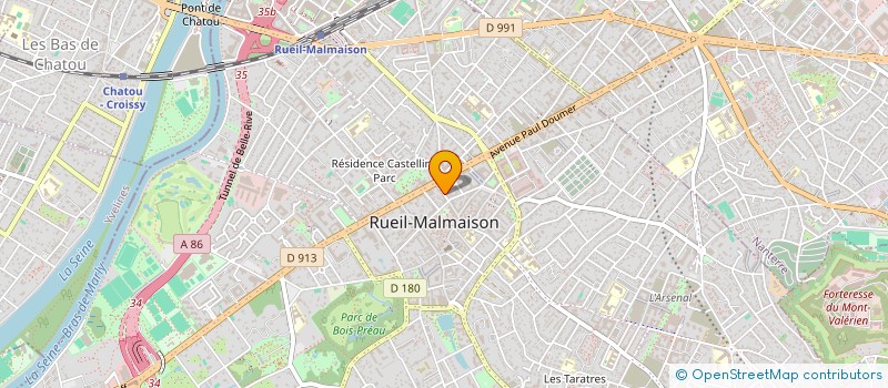 localisation de l'entreprise SYND.COPR. 60 RUE DE LA PAROISSE 78 VERS à RUEIL-MALMAISON