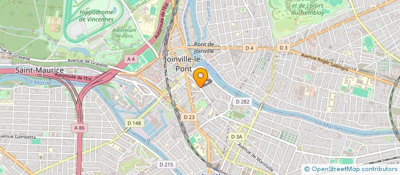 localisation de l'entreprise SYND.COPR. 60 RUE DE PARIS  JOINVILLE-LE-PONT