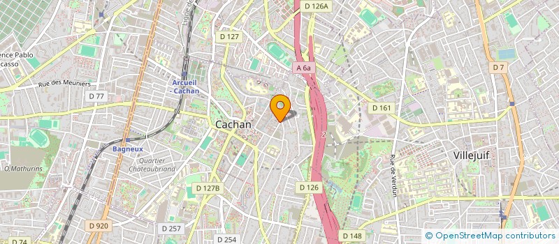 localisation de l'entreprise SYND.COPR. 60 RUE ETIENNE DOLET à CACHAN