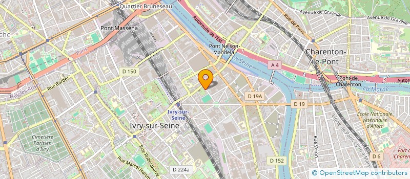 localisation de l'entreprise SYND.COPR. 60 RUE JEAN JACQUES ROUSSEAU à IVRY-SUR-SEINE