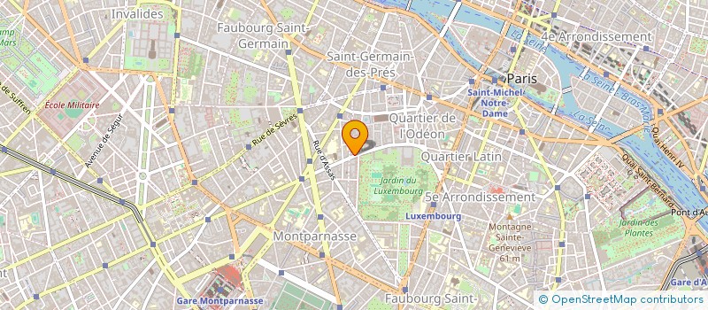 localisation de l'entreprise SYND.COPR. 60 RUE VAUGIRARD PARIS 6 REP  PARIS
