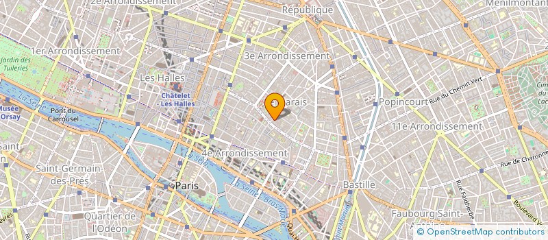 localisation de l'entreprise SYND COPR 60 RUE VIEILLE DU TEMPLE  PARIS