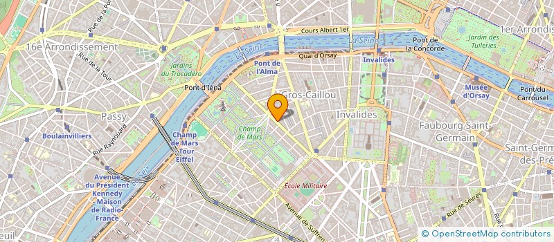 localisation de l'entreprise SYND.COPR. 61 AV. DE LA         BOURDONN  PARIS