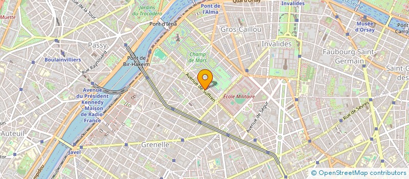 localisation de l'entreprise SYND COPR 61 AVENUE DE SUFFREN 75007 PARIS  PARIS