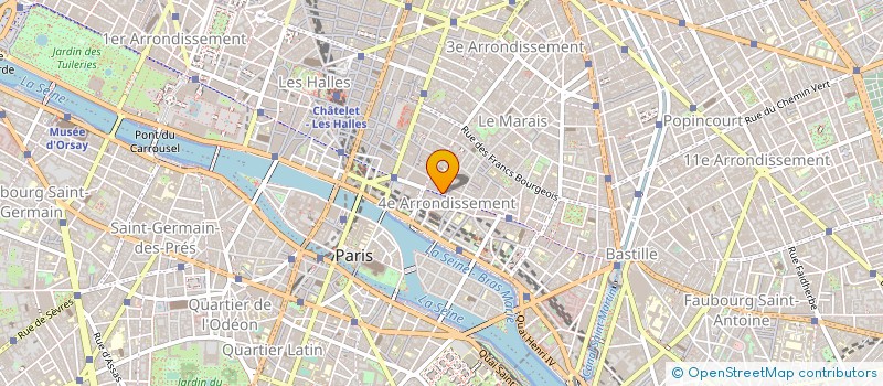 localisation de l'entreprise SYND COPR 61 R OBERKAMPF 75111  PARIS
