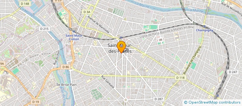 localisation de l'entreprise SYND COPR 62 AVENUE DIDEROT 94 SAINT MAUR à SAINT-MAUR-DES-FOSSES