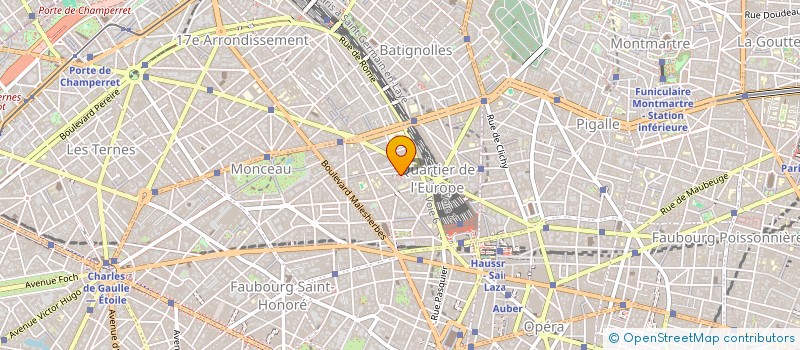 localisation de l'entreprise SYND.COPR. 62 BD MALESHERBES PARIS 8 REP  PARIS