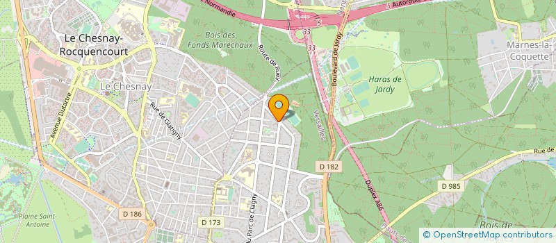 localisation de l'entreprise SYND.COPR. 63 AV DU MAL DOUGLAS HAIG 78 à VERSAILLES
