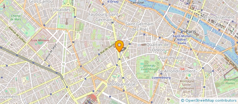 localisation de l'entreprise SYND.COPR. 63 BD RASPAIL 75006  PARIS RE  PARIS