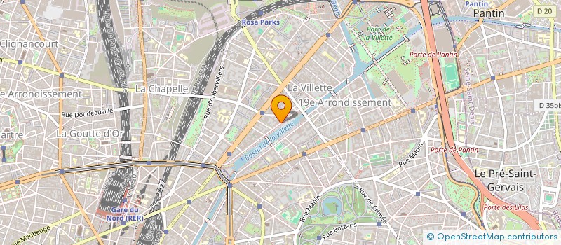 localisation de l'entreprise SYND.COPR. 63 QUAI DE SEINE 75019 PARIS  PARIS