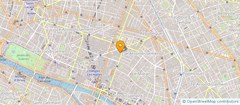 localisation de l'entreprise SYND.COPR. 63 RUE DES GRAVILLIERS 75003  PARIS