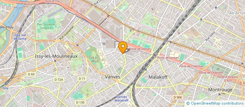 localisation de l'entreprise SYND.COPR. 63 RUE DU FBG POISSONNIERE 75  VANVES