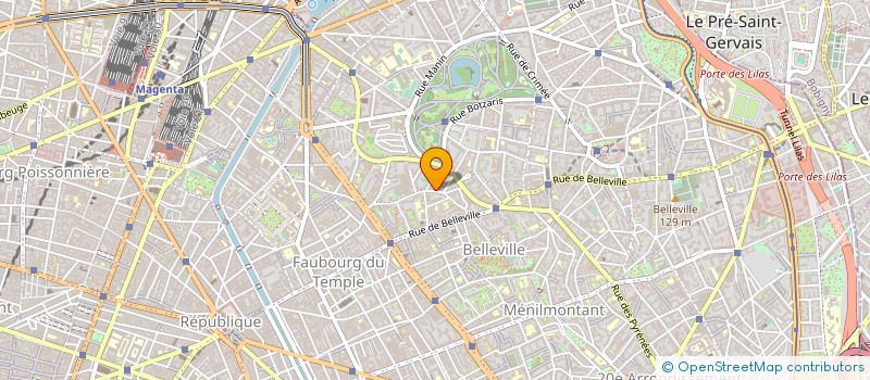 localisation de l'entreprise SYND COPR 63 RUE REBEVAL  PARIS