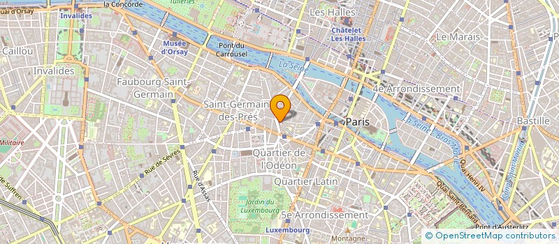 localisation de l'entreprise SYND.COPR. 63 RUE ST ANDRE DES  ARTS 750  PARIS