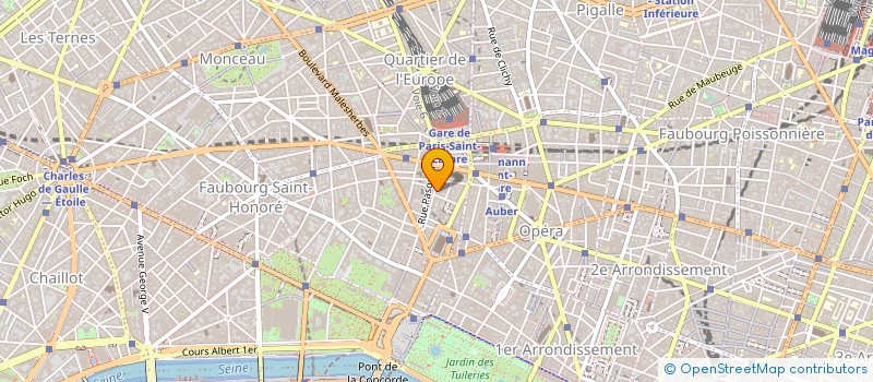 localisation de l'entreprise SYND COPR 64 AV BOURDONNAIS PARIS 8  PARIS