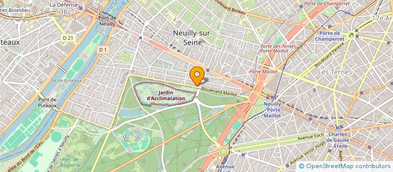 localisation de l'entreprise SYND COPR 64 BD MAURICE BARRES à NEUILLY-SUR-SEINE