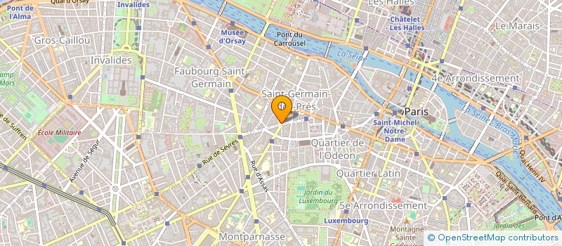 localisation de l'entreprise SYND COPR 64 R DE RENNES 75106  PARIS