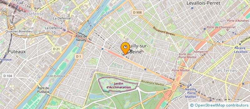 localisation de l'entreprise SYND.COPR. 65 R PAULINE BORGHESE 92 NEUI à NEUILLY-SUR-SEINE