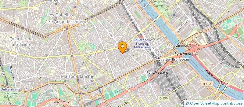 localisation de l'entreprise SYND COPR 66 B RUE ALBERT  PARIS