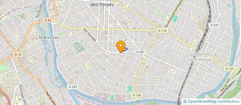 localisation de l'entreprise SYND.COPR. 66 BD BELLECHASSE 94 SAINT MA à SAINT-MAUR-DES-FOSSES