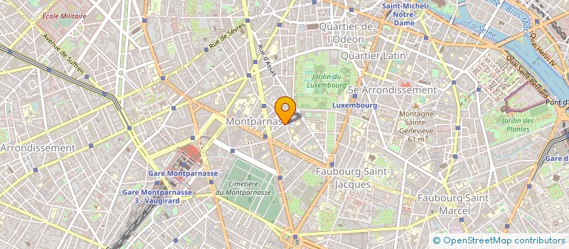 localisation de l'entreprise SYND.COPR. 66 R. N.D. DES CHAMPS 75006 P  PARIS