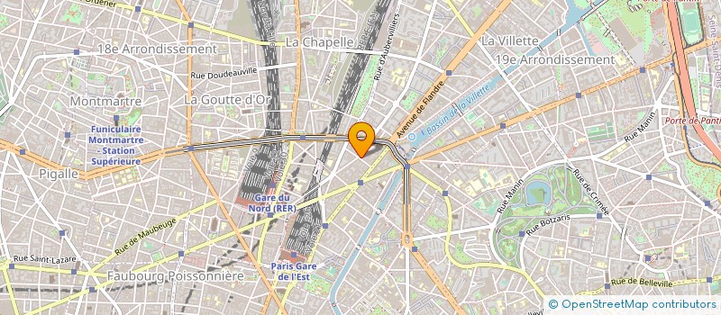 localisation de l'entreprise SYND.COPR. 66 RUE DE L' AQUEDUC 75010 PA  PARIS