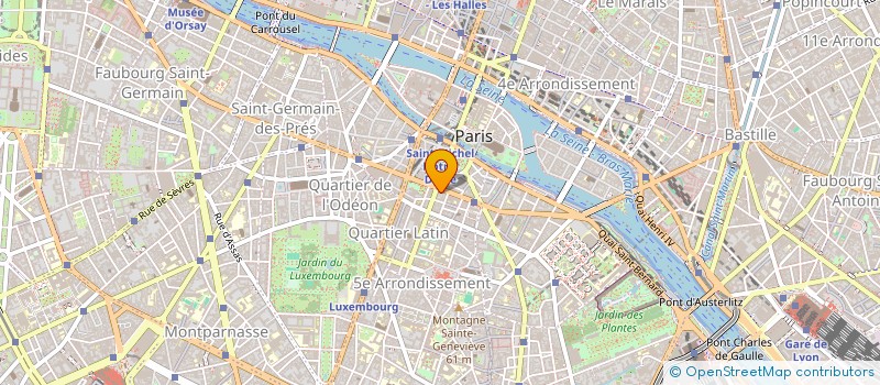 localisation de l'entreprise SYND COPR 67 BD ST GERMAIN 75005 PARIS R  PARIS