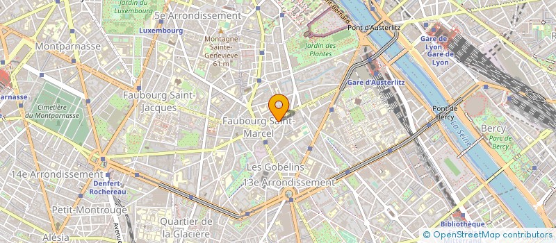 localisation de l'entreprise SYND COPR  67 BD ST MARCEL 75013  PARIS