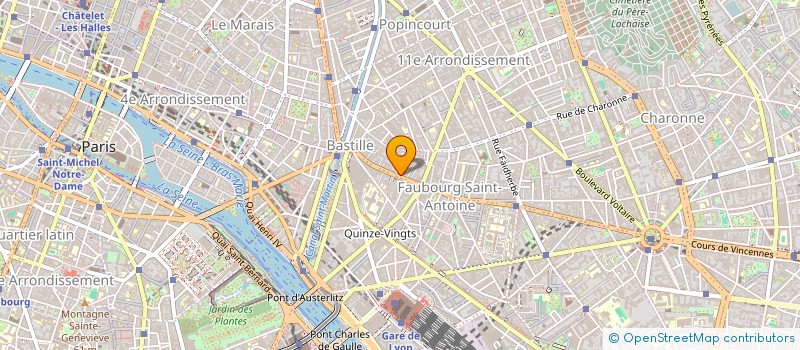 localisation de l'entreprise SYND.COPR. 67 RUE DU FAUBOURG ST ANTOINE  PARIS 11