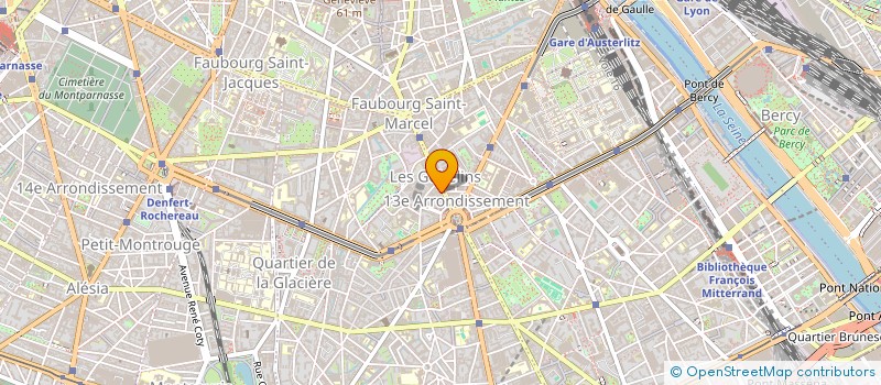 localisation de l'entreprise SYND.COPR. 68 AV DES GOBELINS 75013 PARI  PARIS